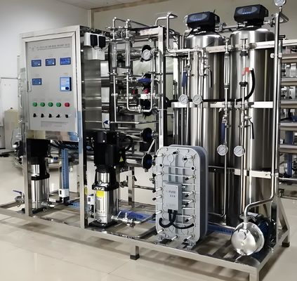Хорошая цена 2-ступенчатая система RO EDI с управлением PLC Siemens S7 и установкой UPVC / SS304 онлайн
