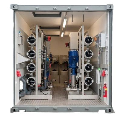 Хорошая цена Containerized Reverse Osmosis System with DOW BW30-400 Membrane and 5-35°C Temperature Range for Water Treatment онлайн